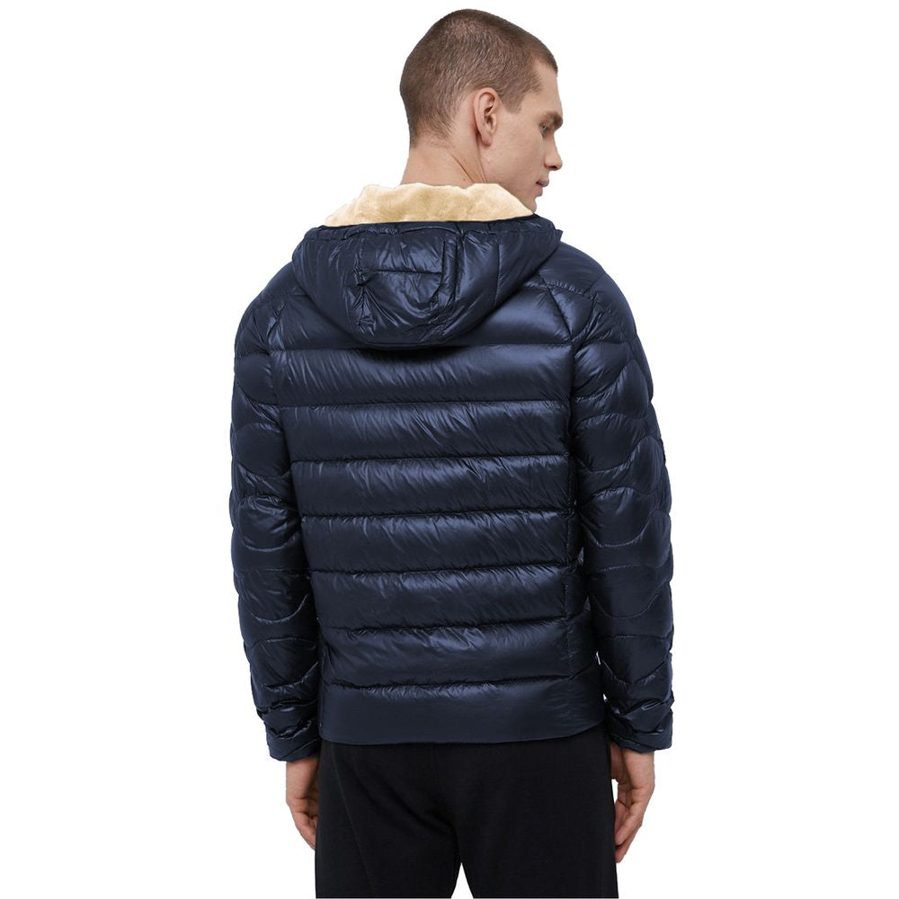 Blue Nylon Jacket - ventzia