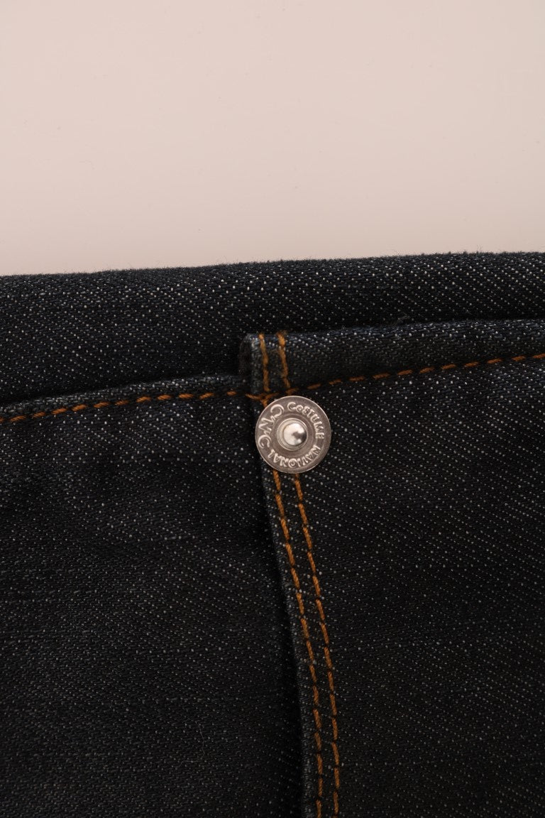 Svelte Dark Blue Slim Fit Jeans - ventzia