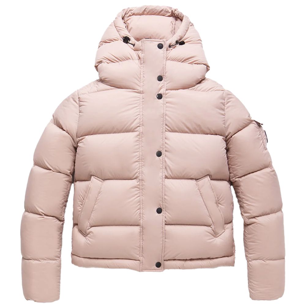 Pink Polyester Jackets & Coat - ventzia