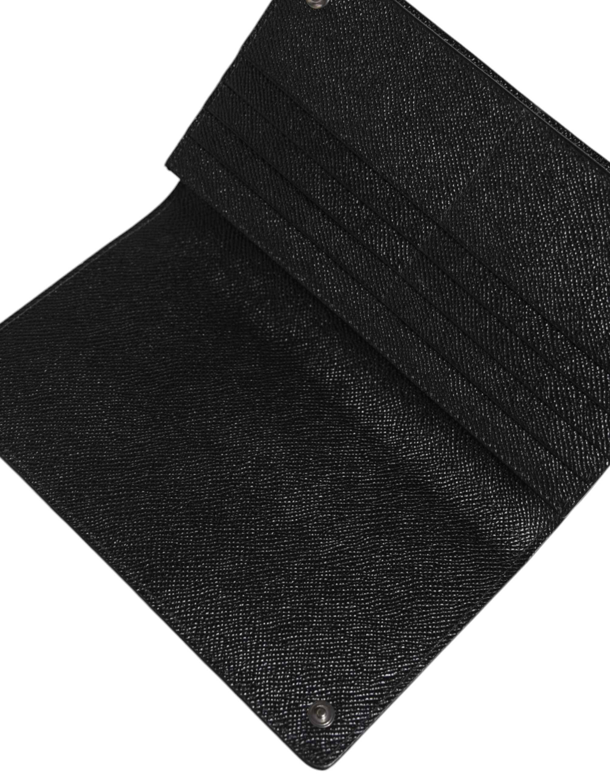 Black Gray Leopard Leather Bifold Card Slot Crossbody Bag - ventzia