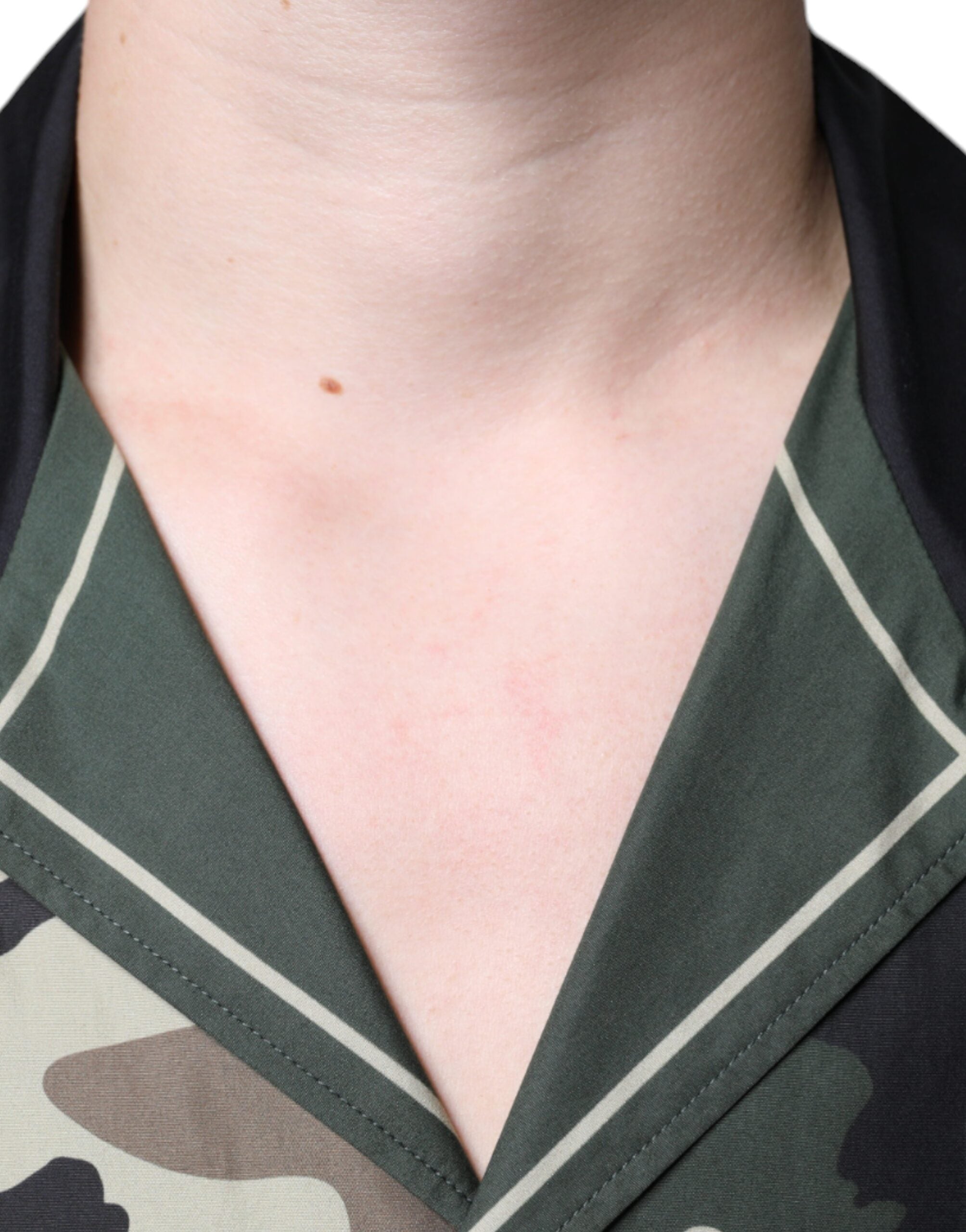 Multicolor Camouflage Button Down Men Casual Shirt - ventzia