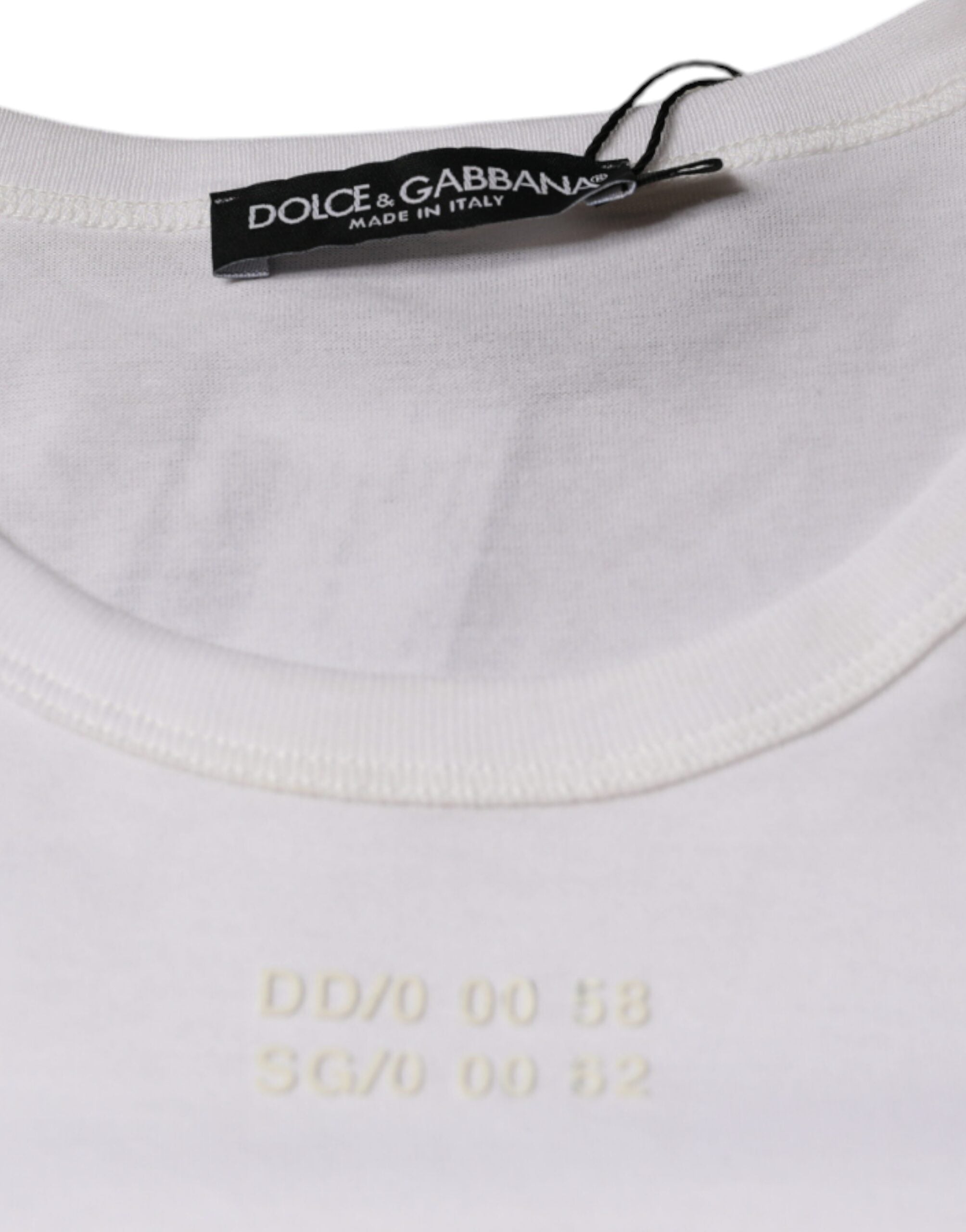 White Cotton Pocket Short Sleeves T-shirt - ventzia