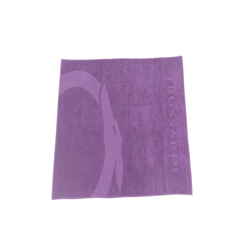 Purple Cotton Men Swim Towel - ventzia