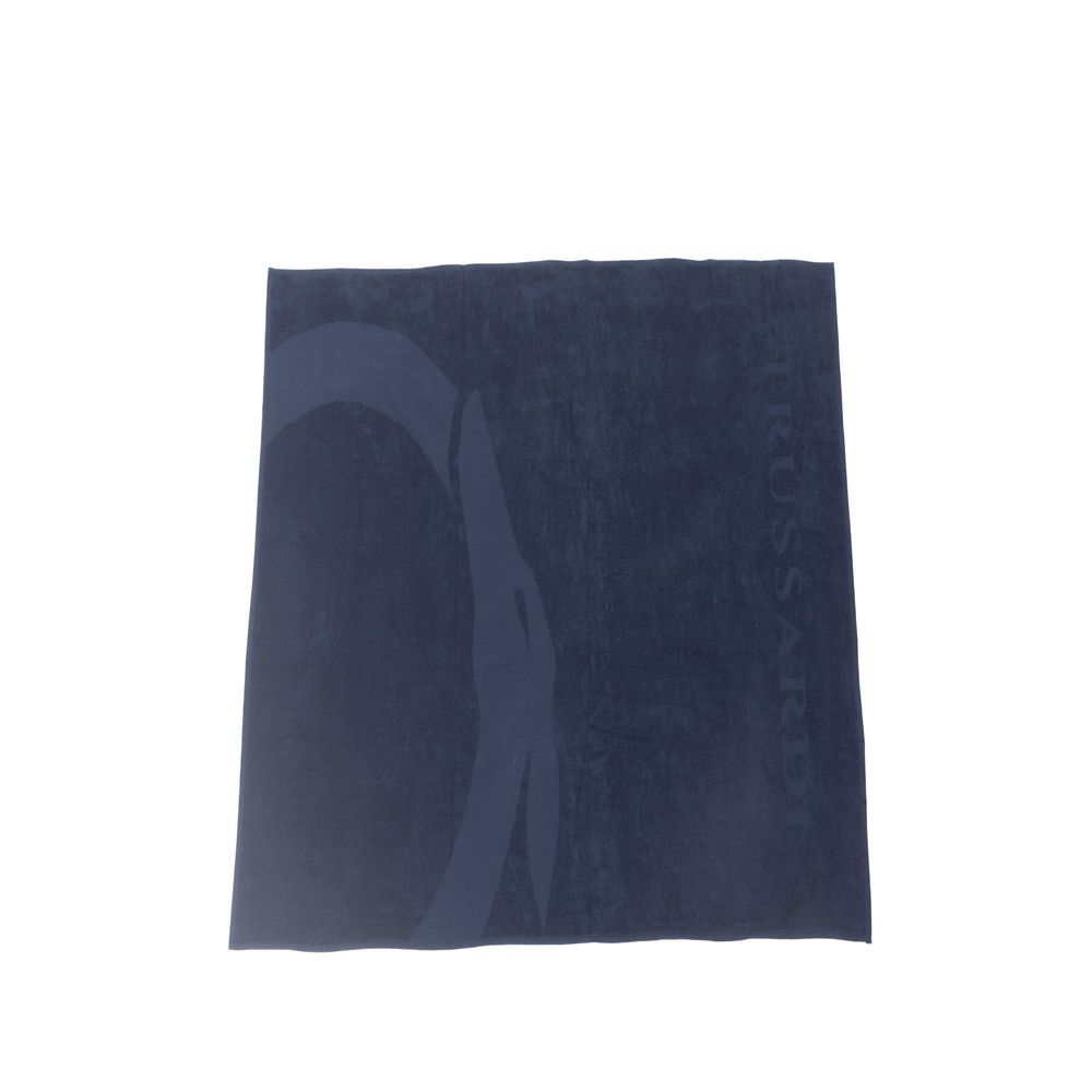 Blue Cotton Men's Beach Towel - ventzia