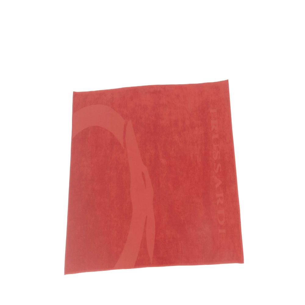 Red Cotton Men Swim Towel - ventzia