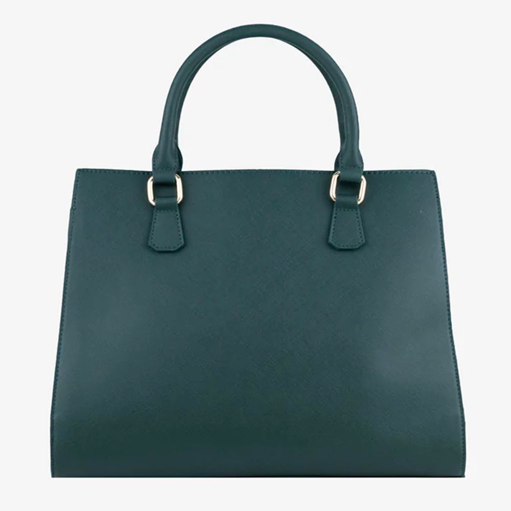 Green Artificial Leather Women Crossbody Bag - ventzia