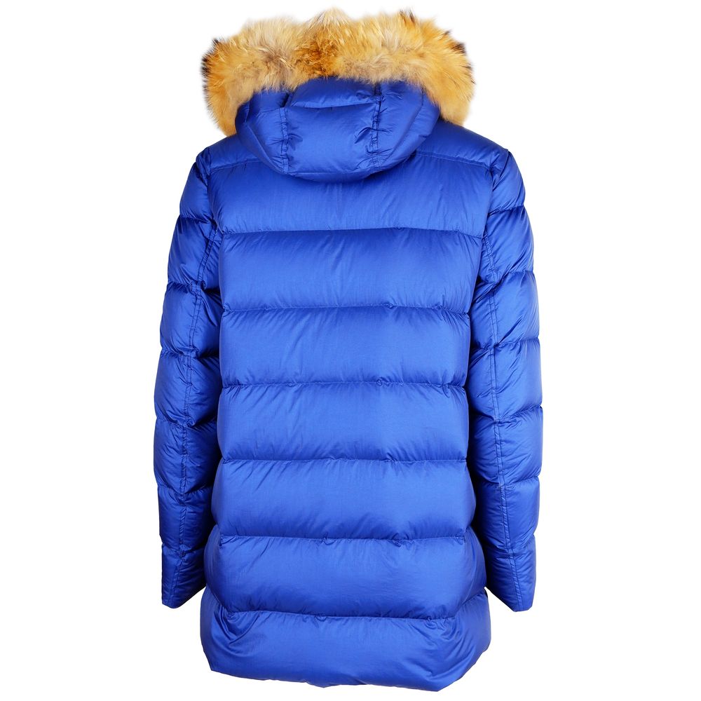 Blue Nylon Men's Jacket - ventzia