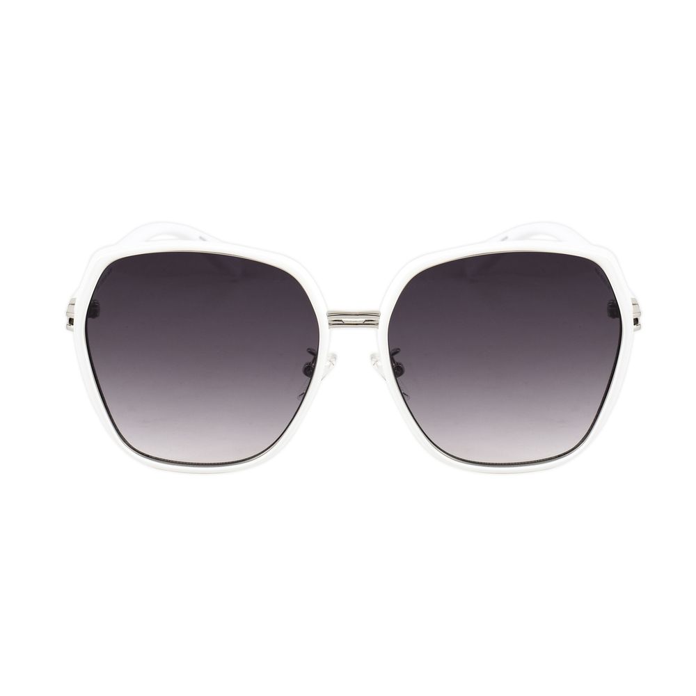 White Metal Sunglasses - ventzia