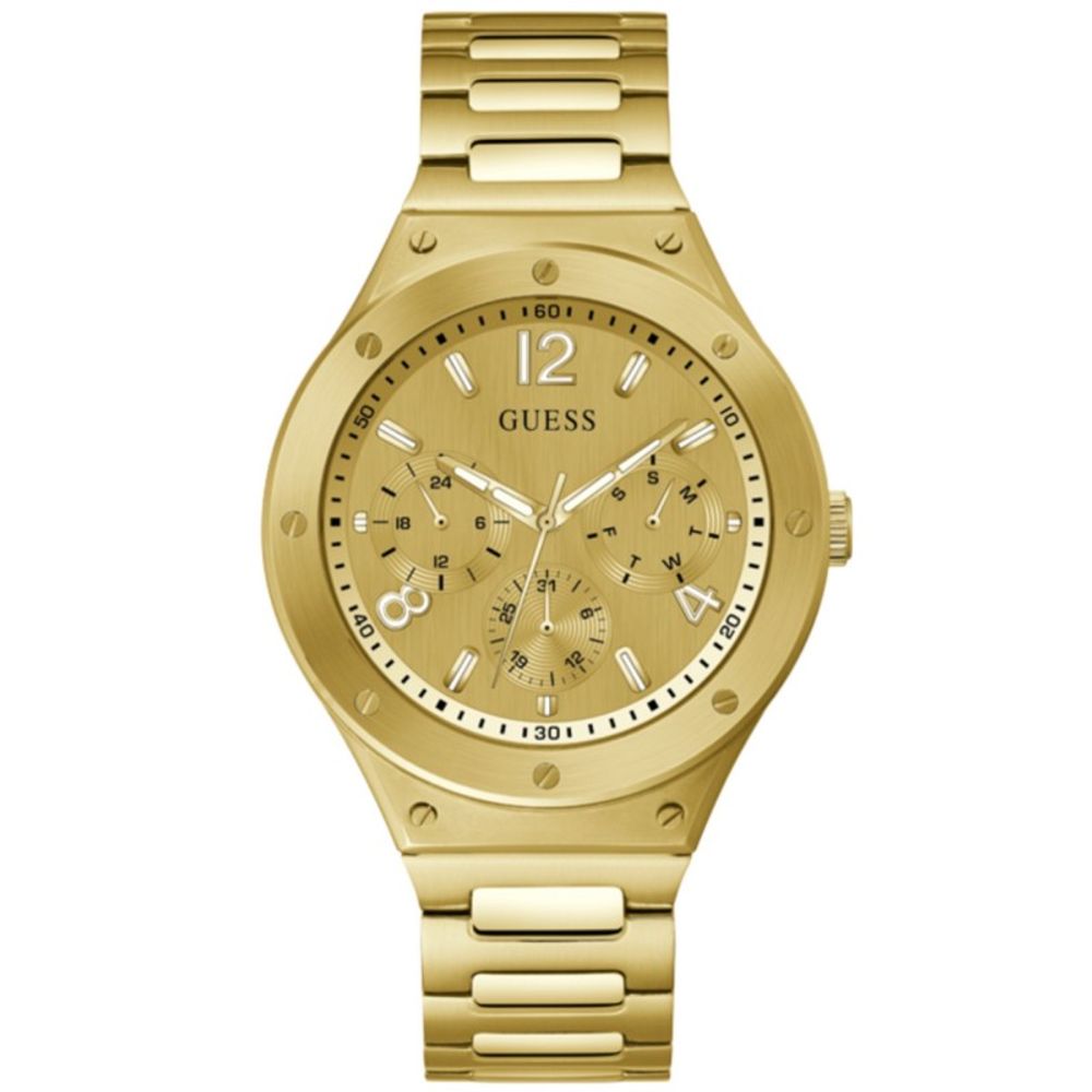 Gold Stainless Steel Dress Watch - ventzia