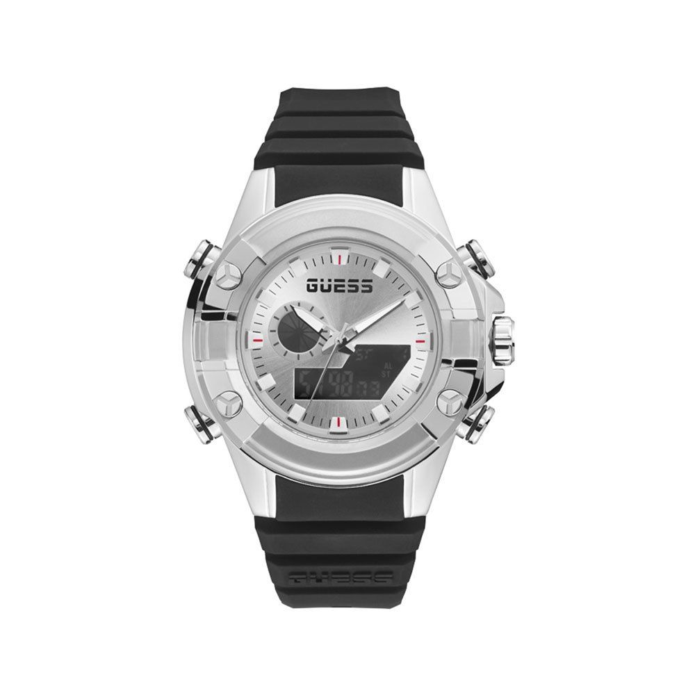 Black Synthetic Sport Watch - ventzia