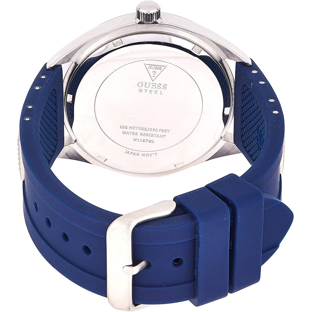 Blue Synthetic Sport Watch - ventzia