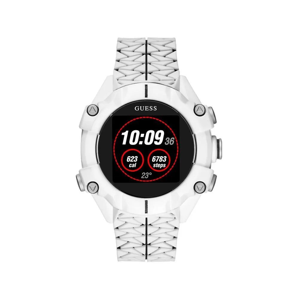 White Resin Sport Watch - ventzia