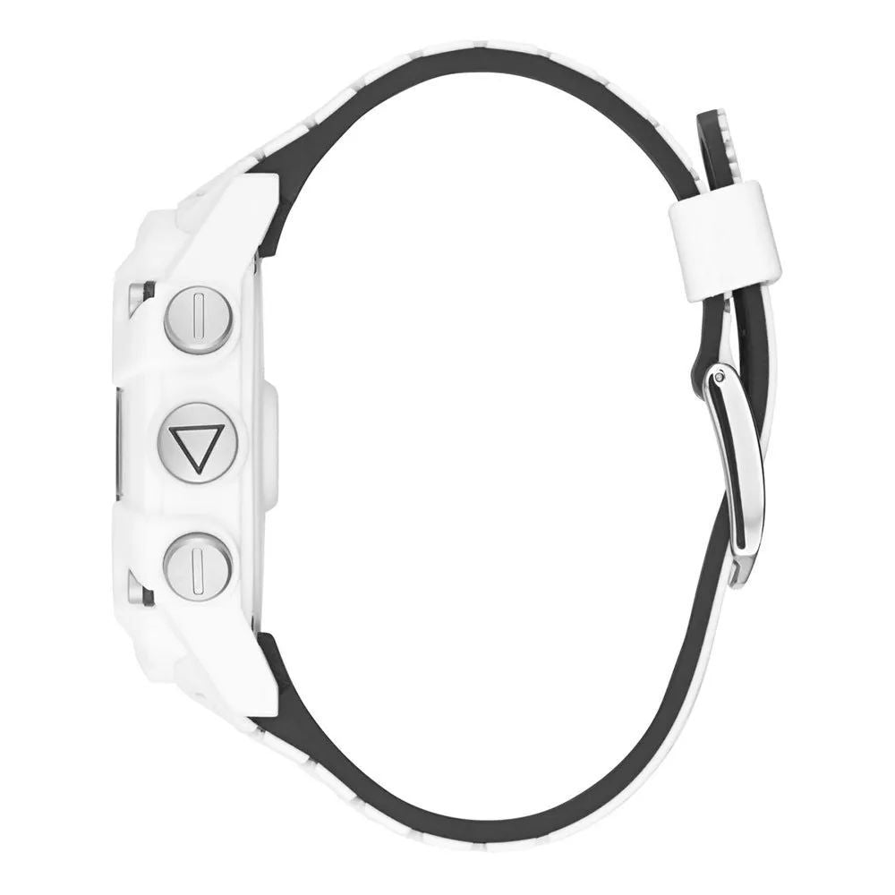 White Resin Sport Watch - ventzia