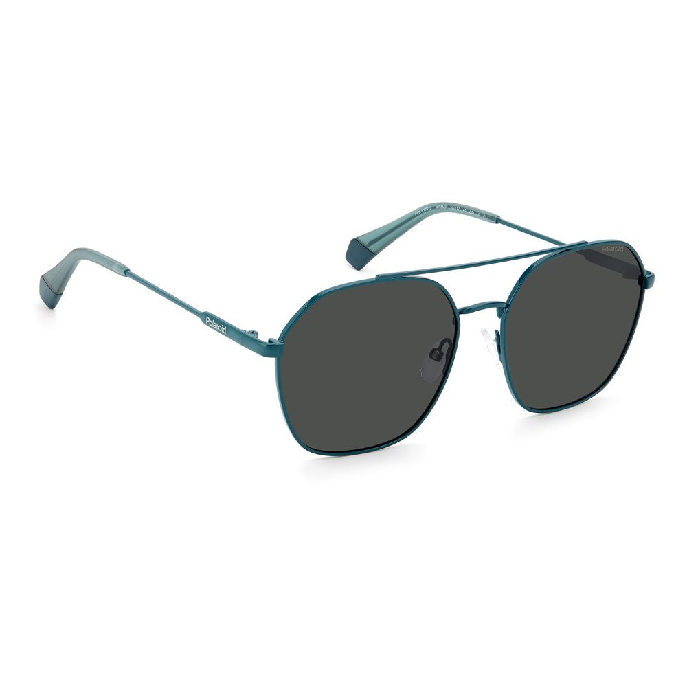Blue Stainless Steel Sunglasses - ventzia
