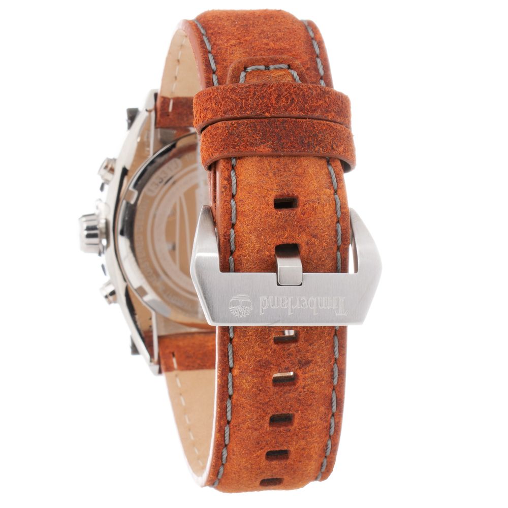 Brown Leather Sport Watch - ventzia