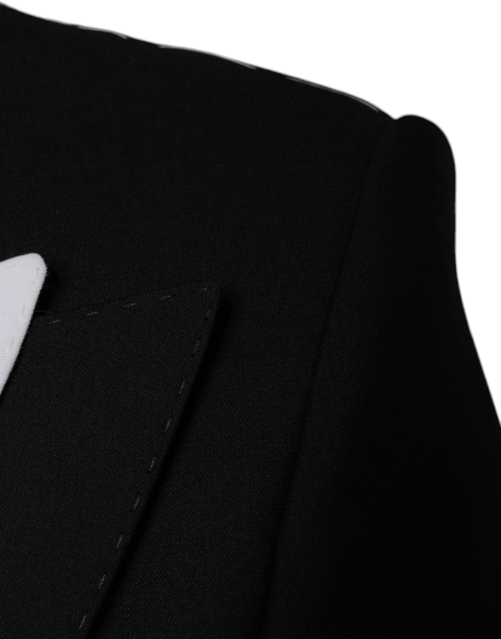 Black White Single Breasted Dress Blazer - ventzia