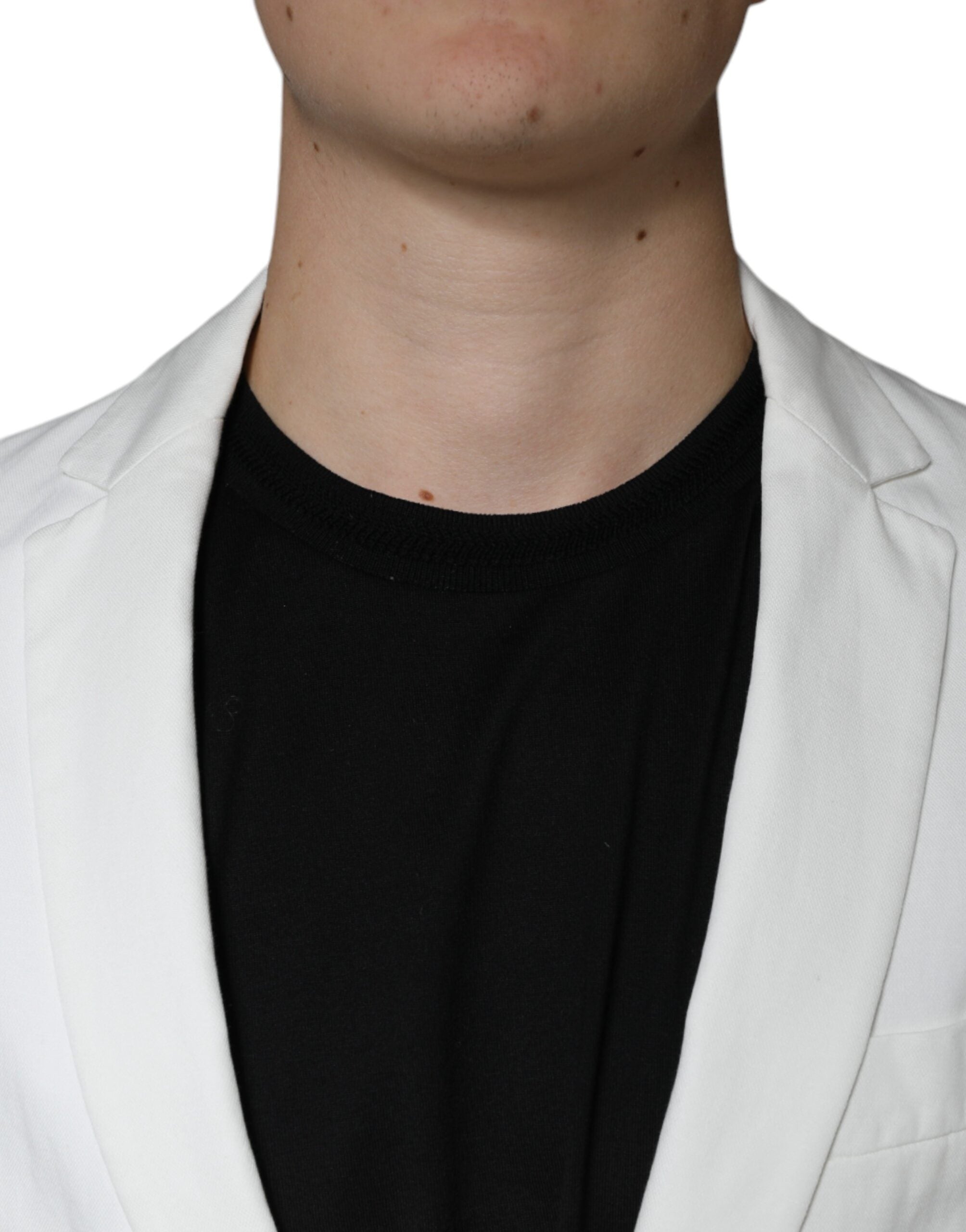 White Single Breasted One Button Dress Formal Blazer - ventzia