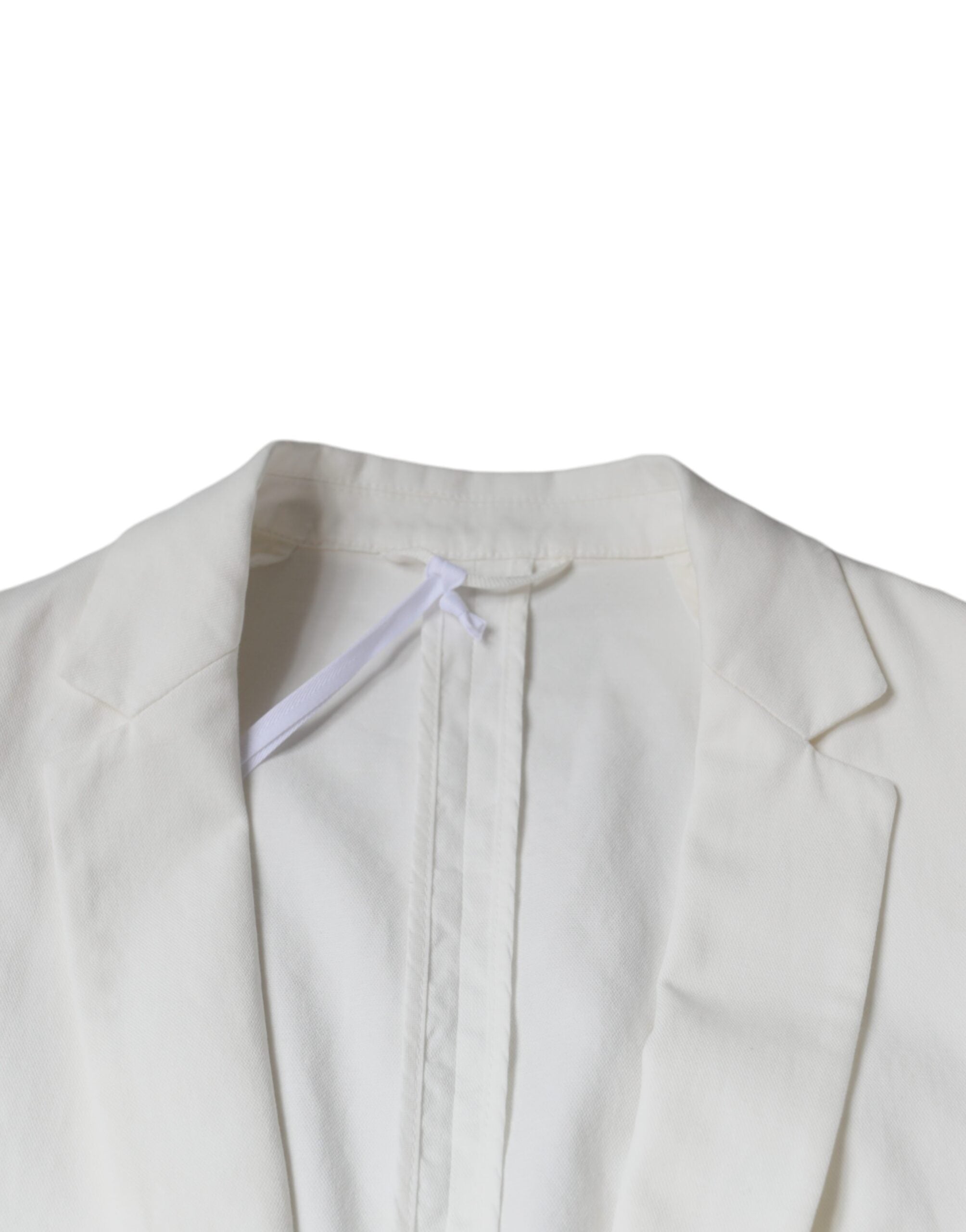 White Single Breasted One Button Dress Formal Blazer - ventzia