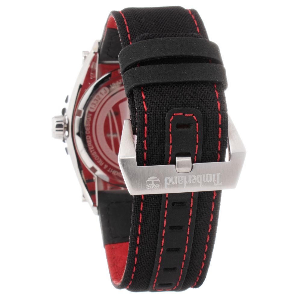Black Leather Sport Watch - ventzia