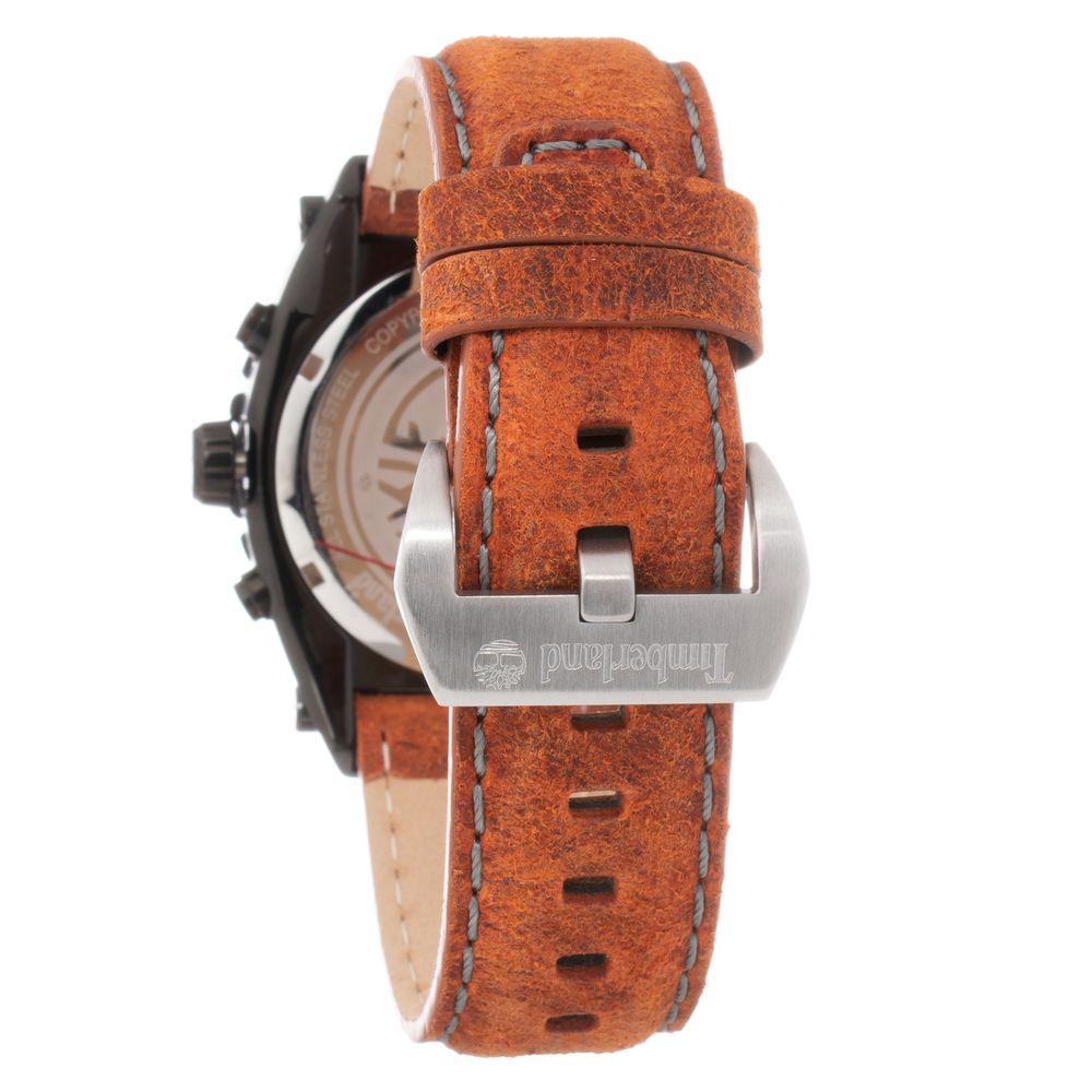 Brown Leather Dress Watch - ventzia