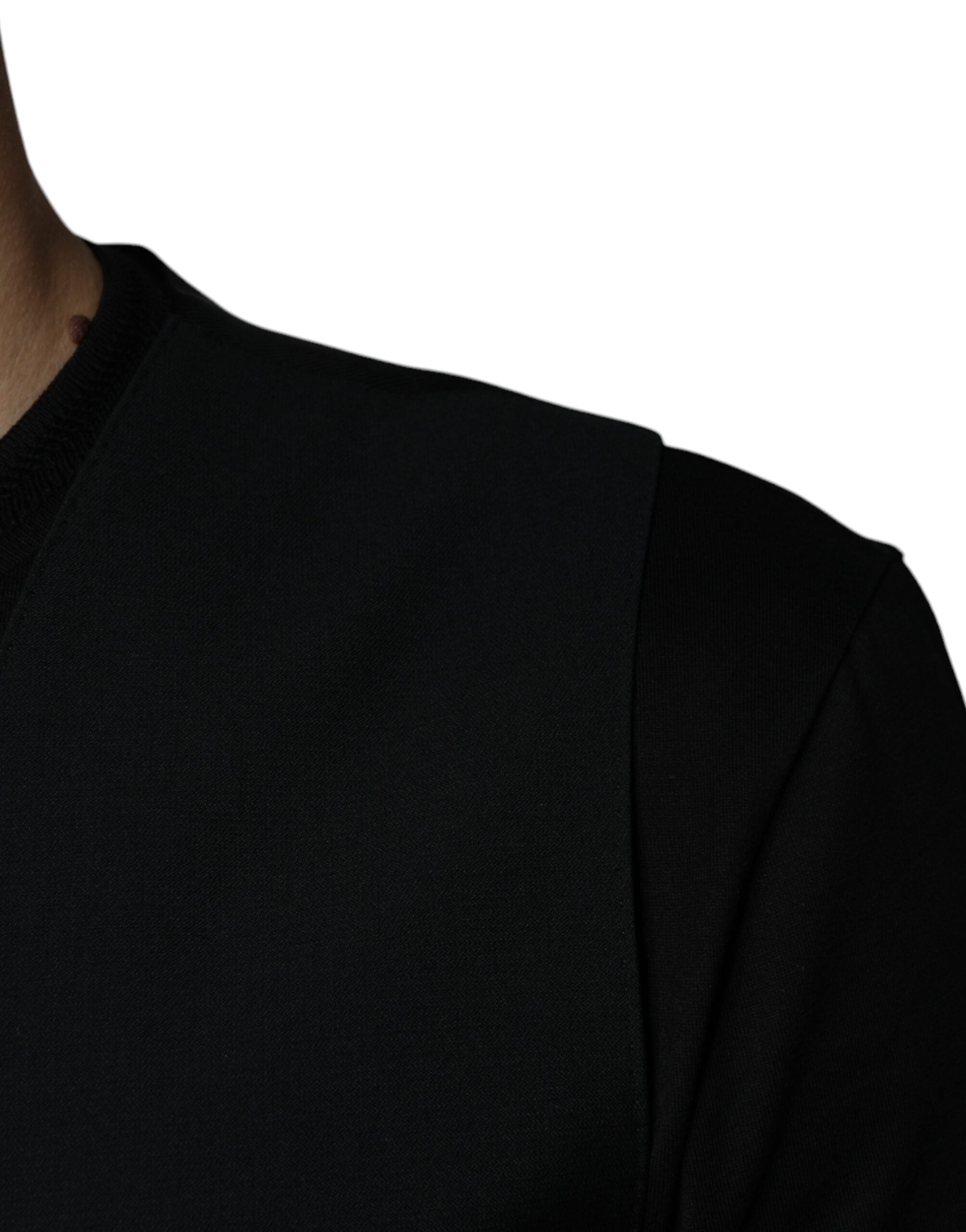 Black Wool Formal Dress Men Waistcoat Vest - ventzia