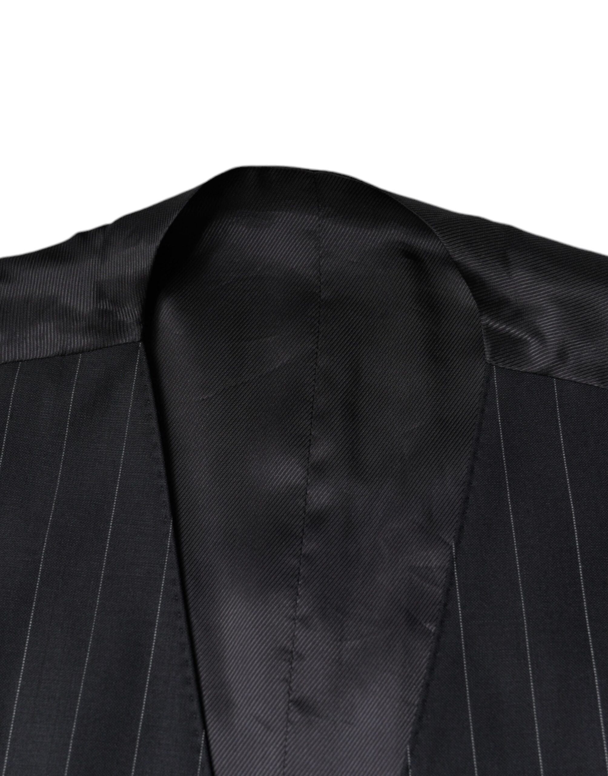 Black Leather Waistcoat Dress Formal Vest - ventzia