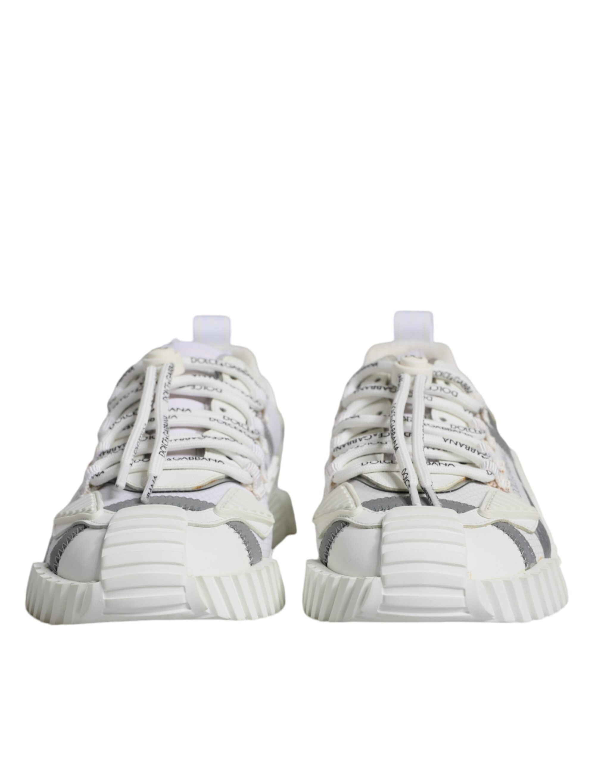 White Lace Up Low Top NS1 Sneakers Shoes - ventzia