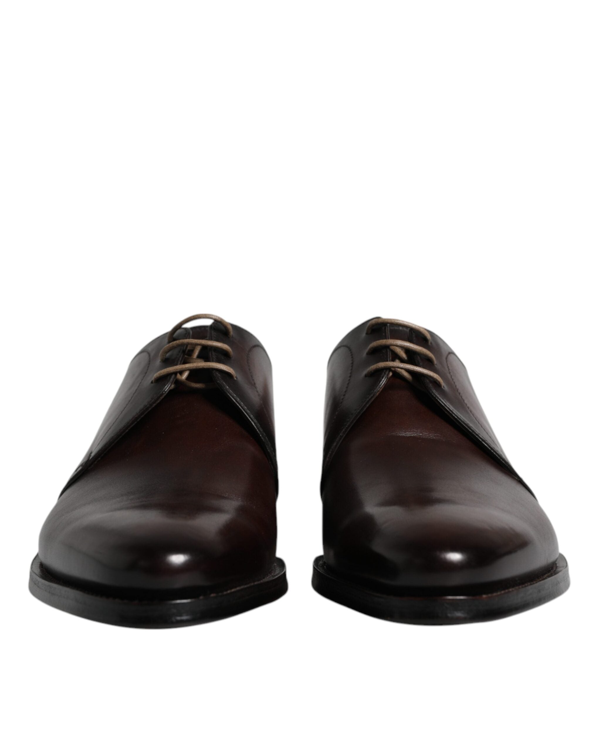 Black Leather Lace Up Men Derby Formal Shoes - ventzia