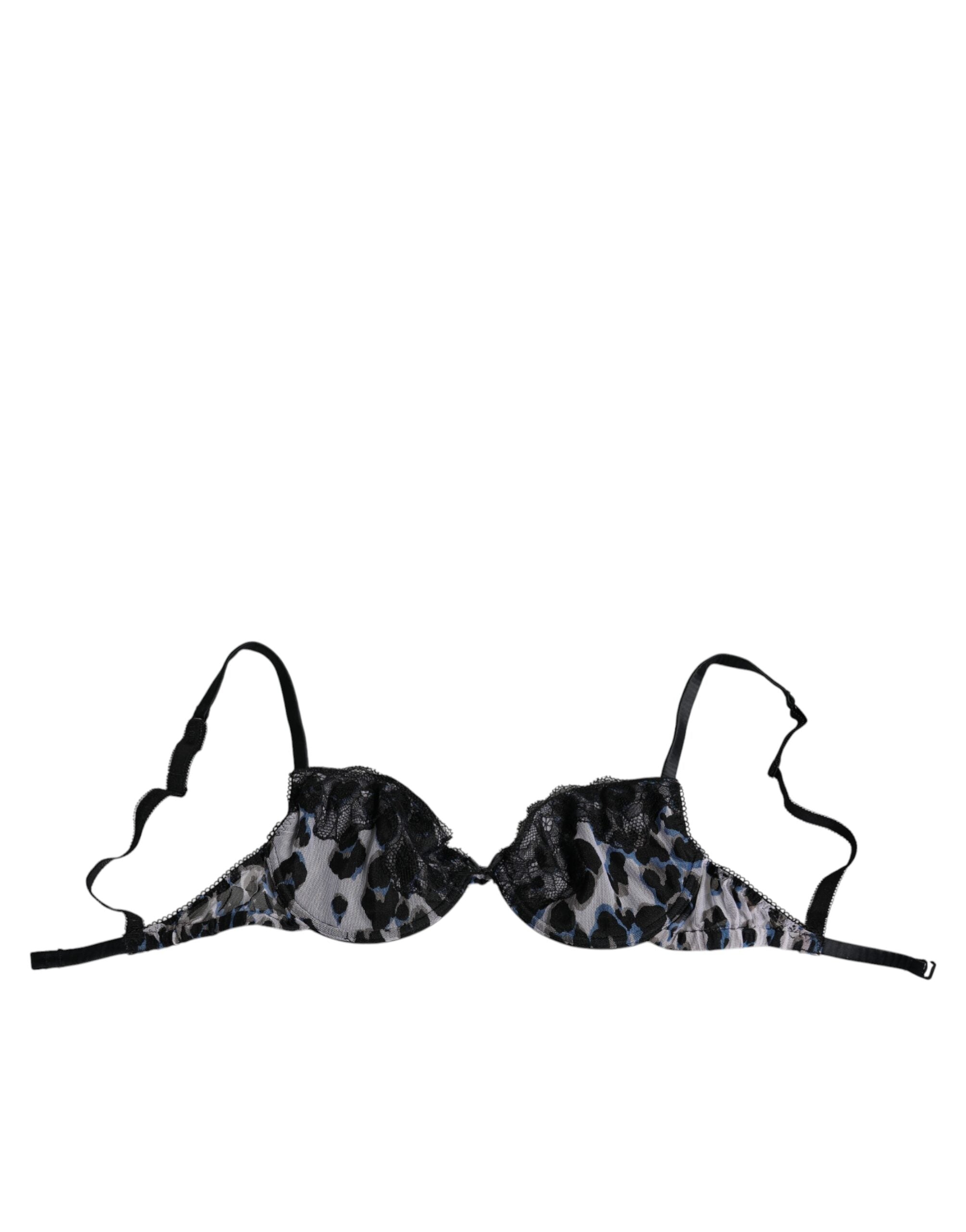 White Leopard Push Up Reggiseno Bra Underwear - ventzia