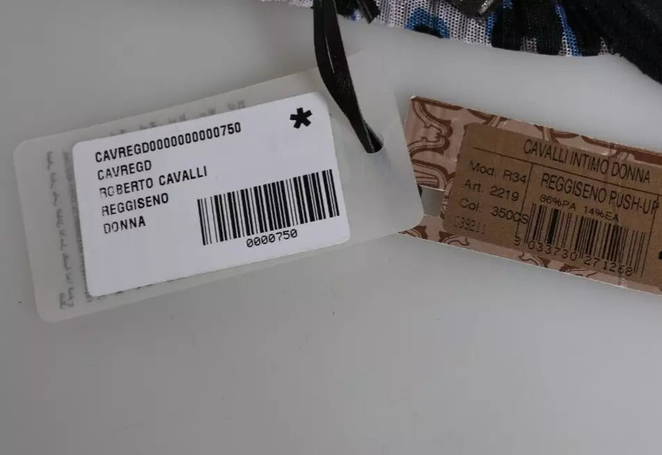 White Leopard Push Up Reggiseno Bra Underwear - ventzia