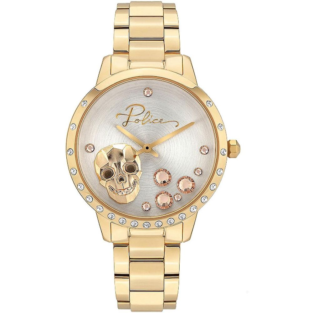 Gold Stainless Steel Dress Watch - ventzia