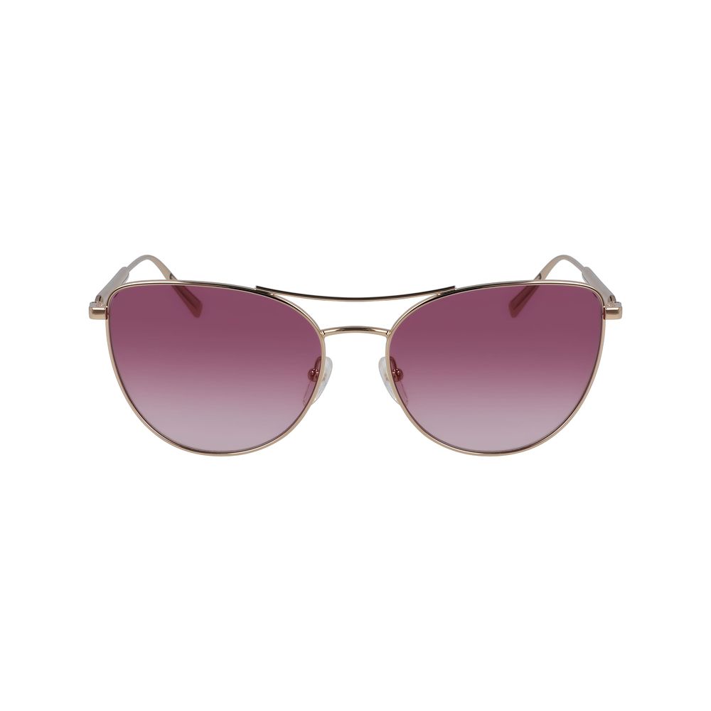 Rose Gold Metal Sunglasses - ventzia