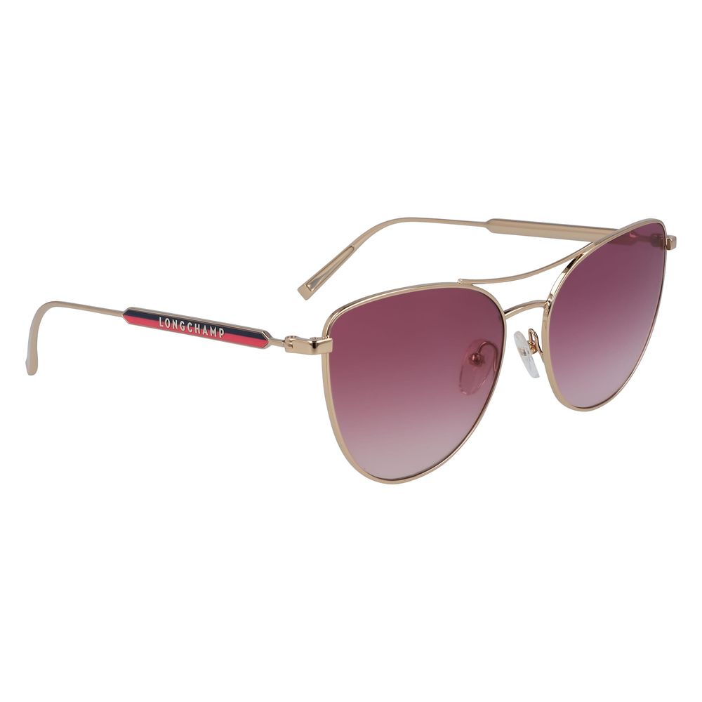Rose Gold Metal Sunglasses - ventzia