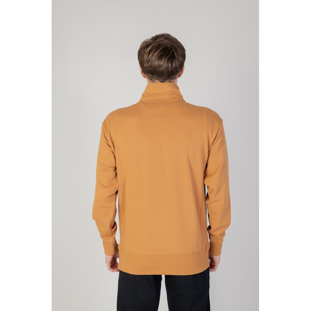 Brown Cotton Sweatshirt - ventzia