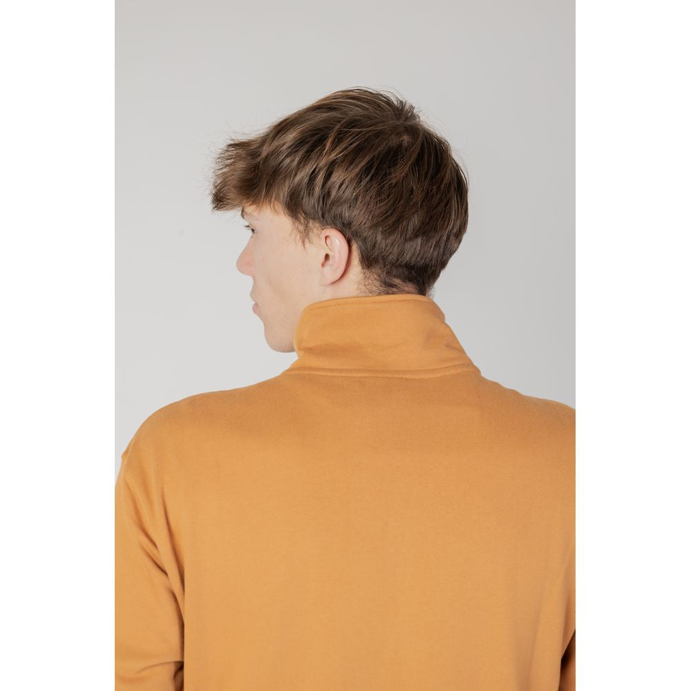 Brown Cotton Sweatshirt - ventzia