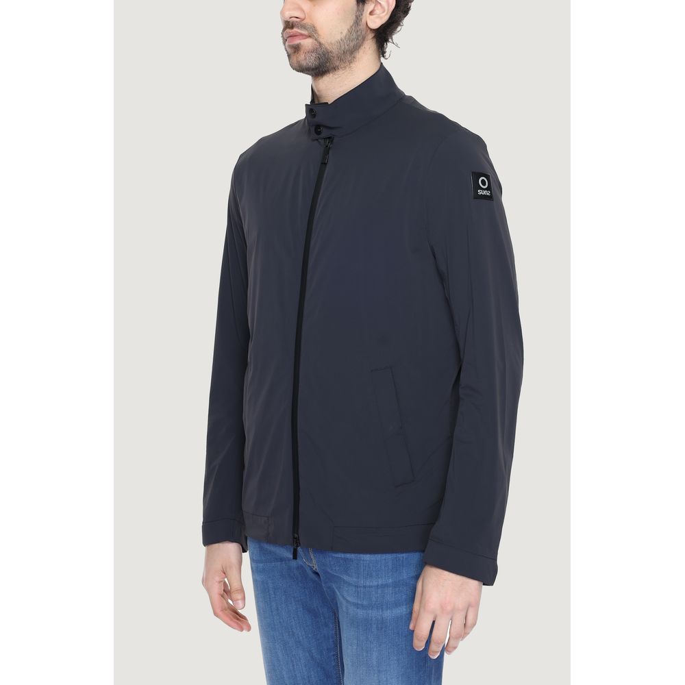 Black Nylon Jackets & Coat - ventzia