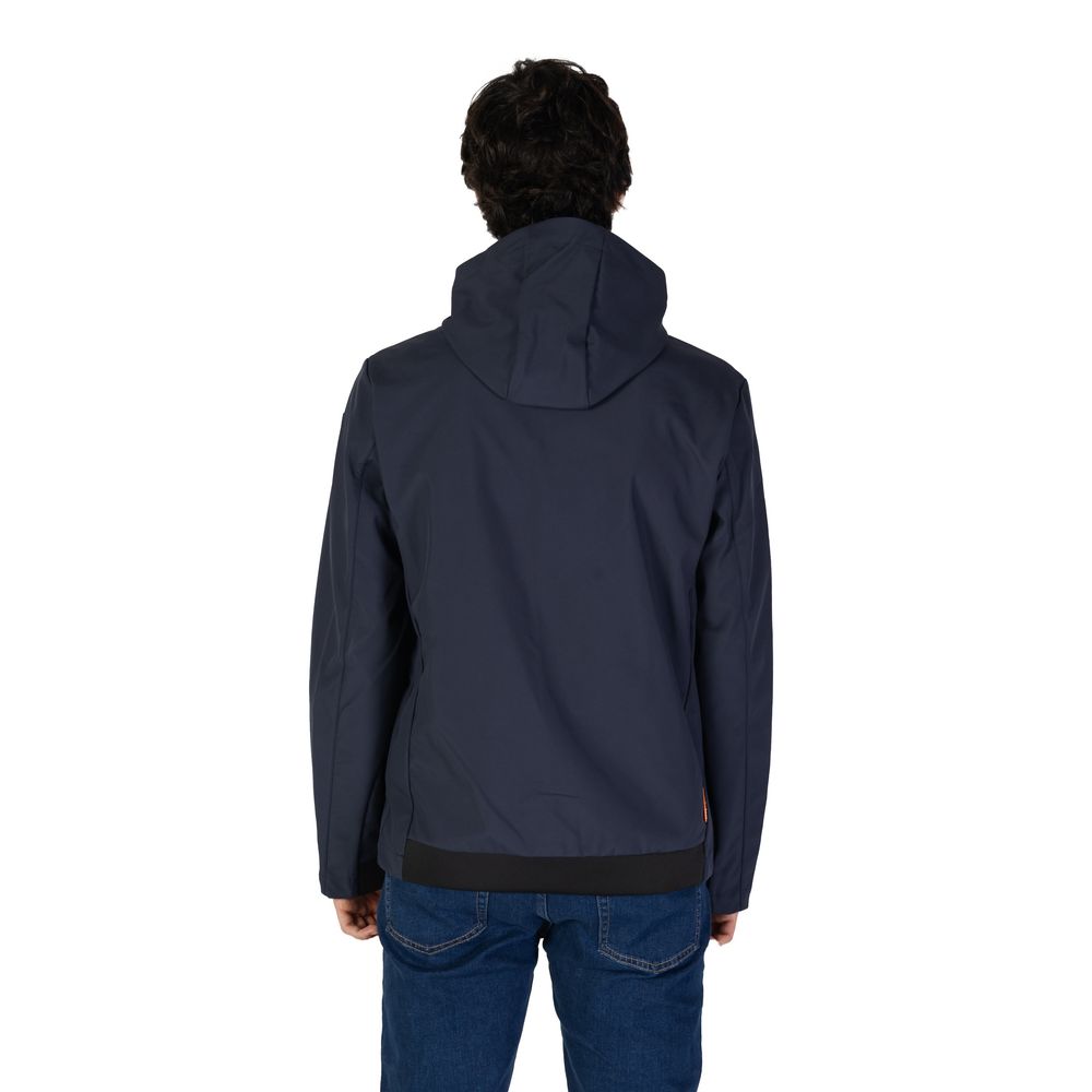 Blue Polyester Jackets & Coat - ventzia