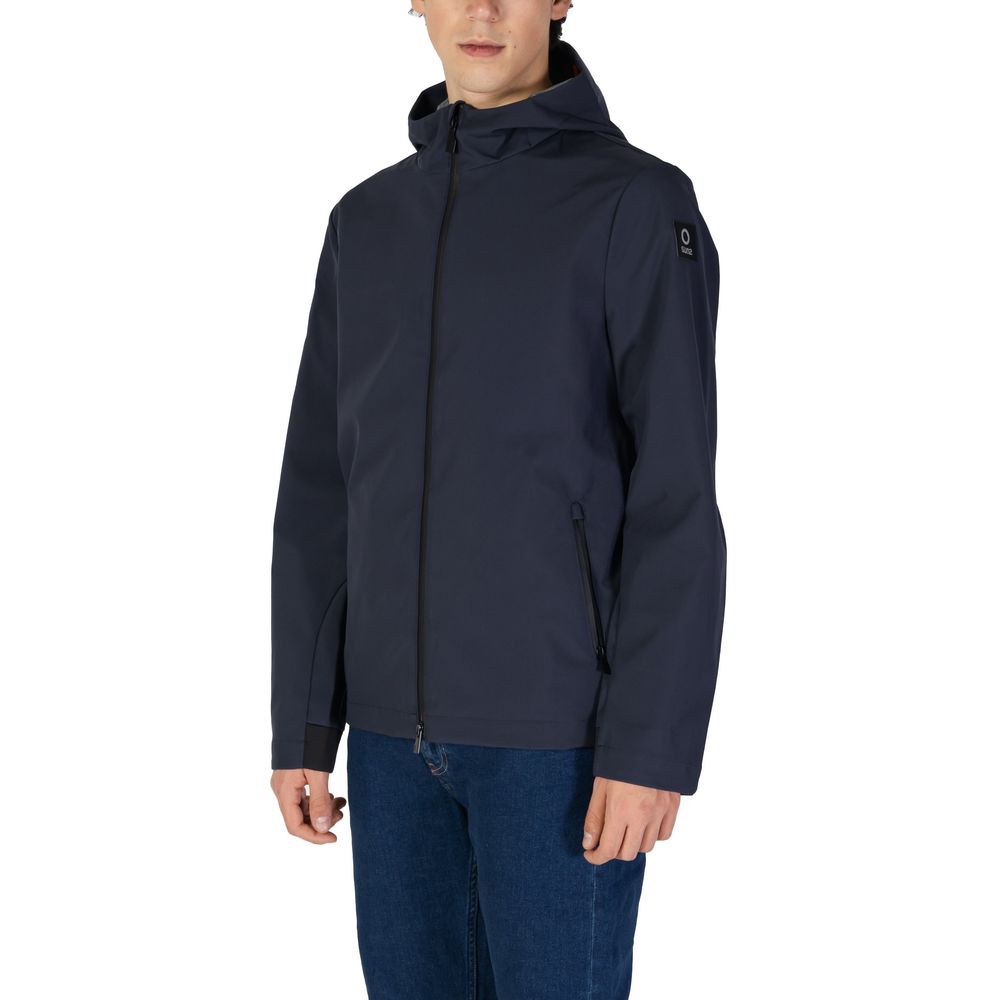 Blue Polyester Jackets & Coat - ventzia