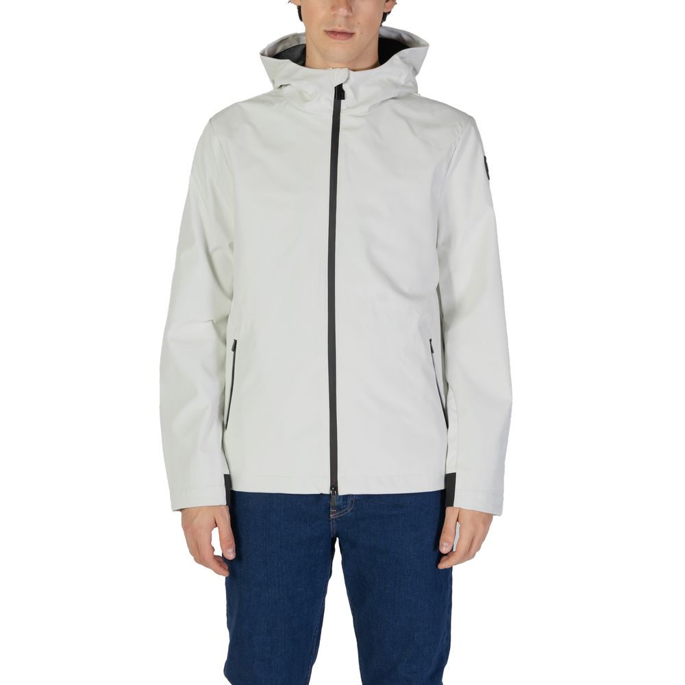 Cream Polyester Jackets & Coat - ventzia