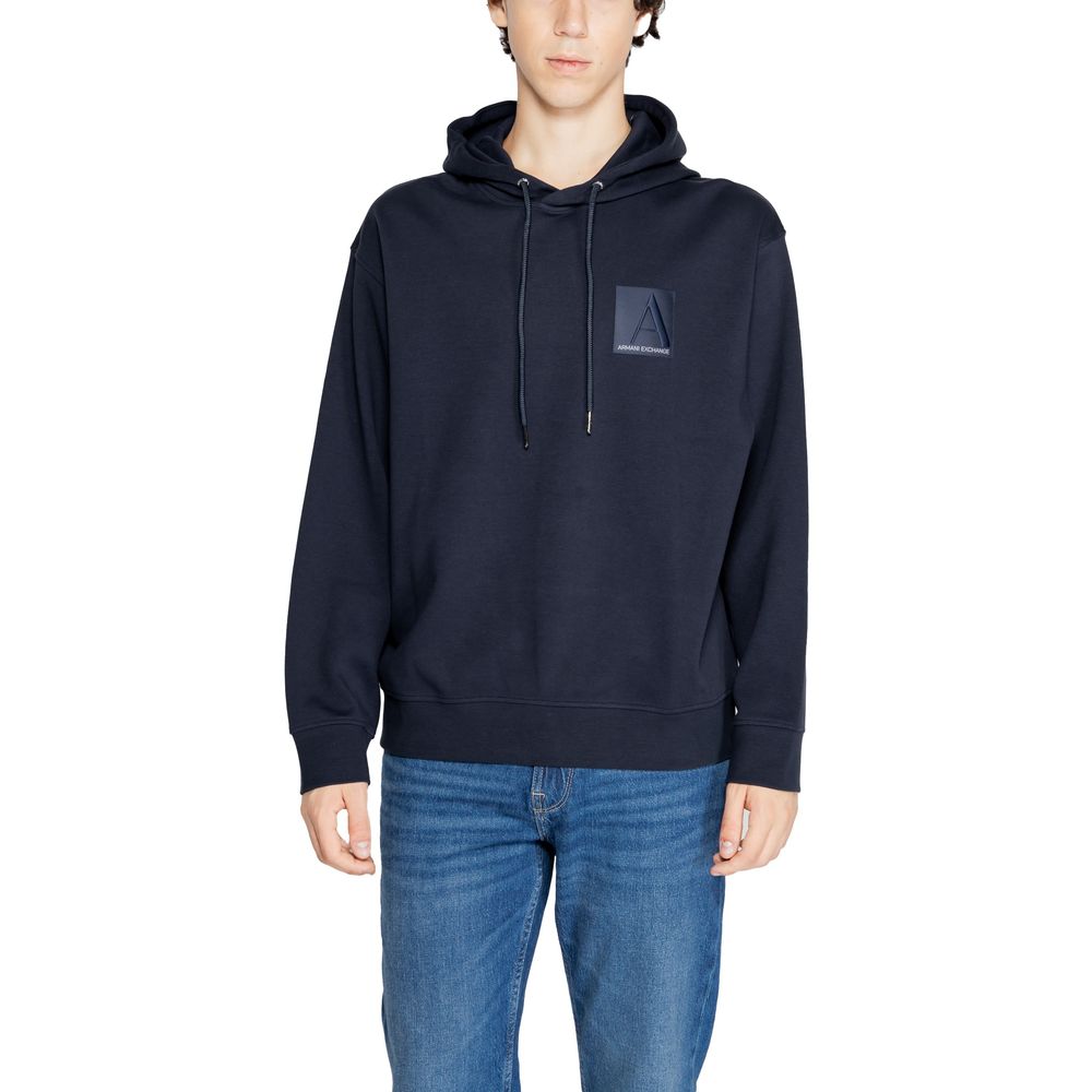 Blue Cotton Hoody - ventzia