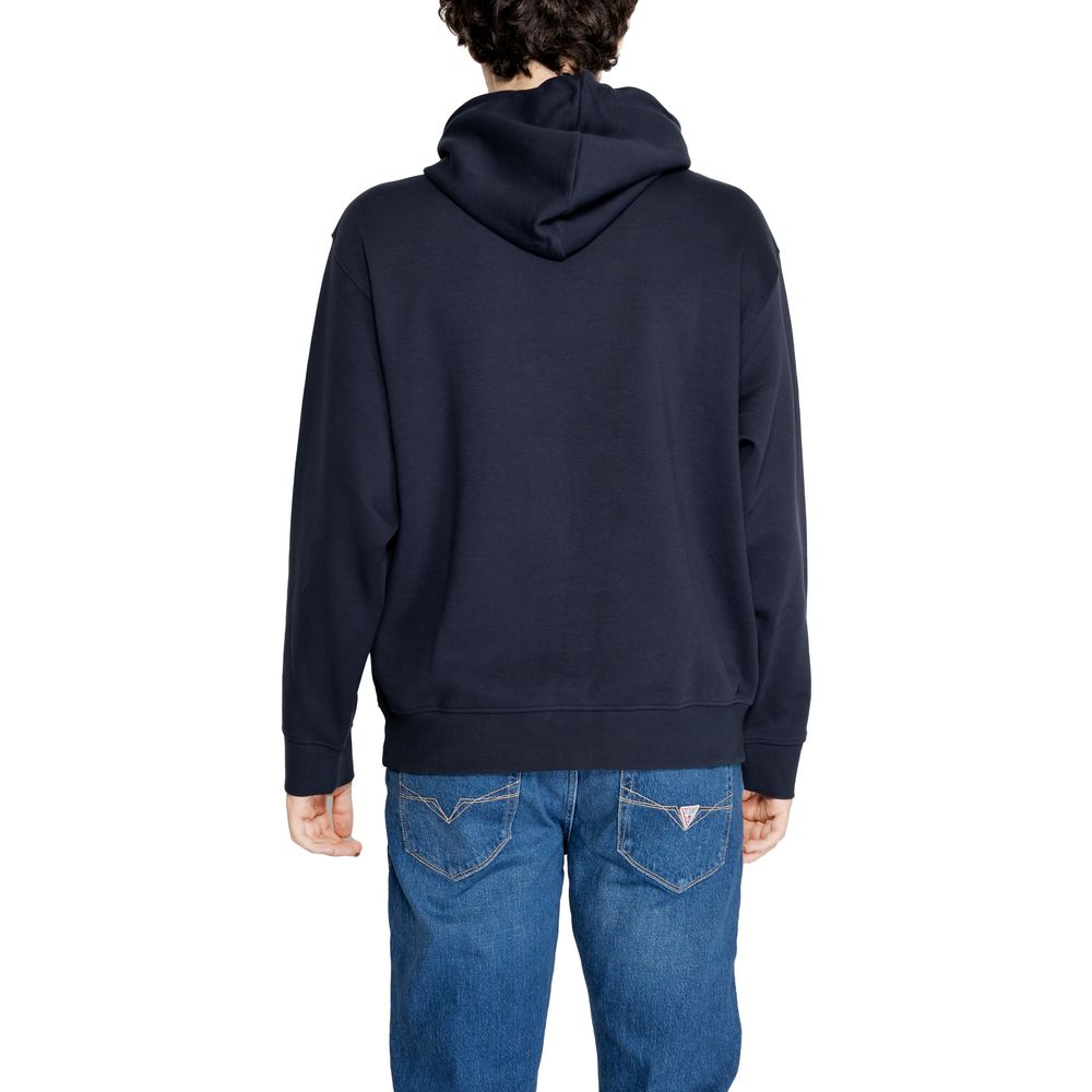 Blue Cotton Hoody - ventzia
