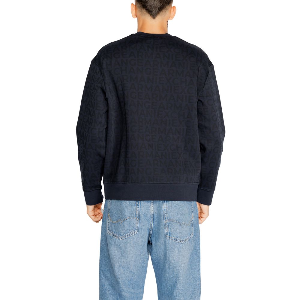 Blue Cotton Sweatshirt - ventzia
