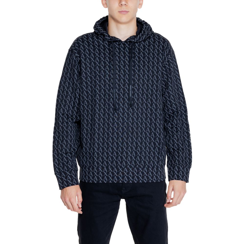 Black Cotton Hoody - ventzia