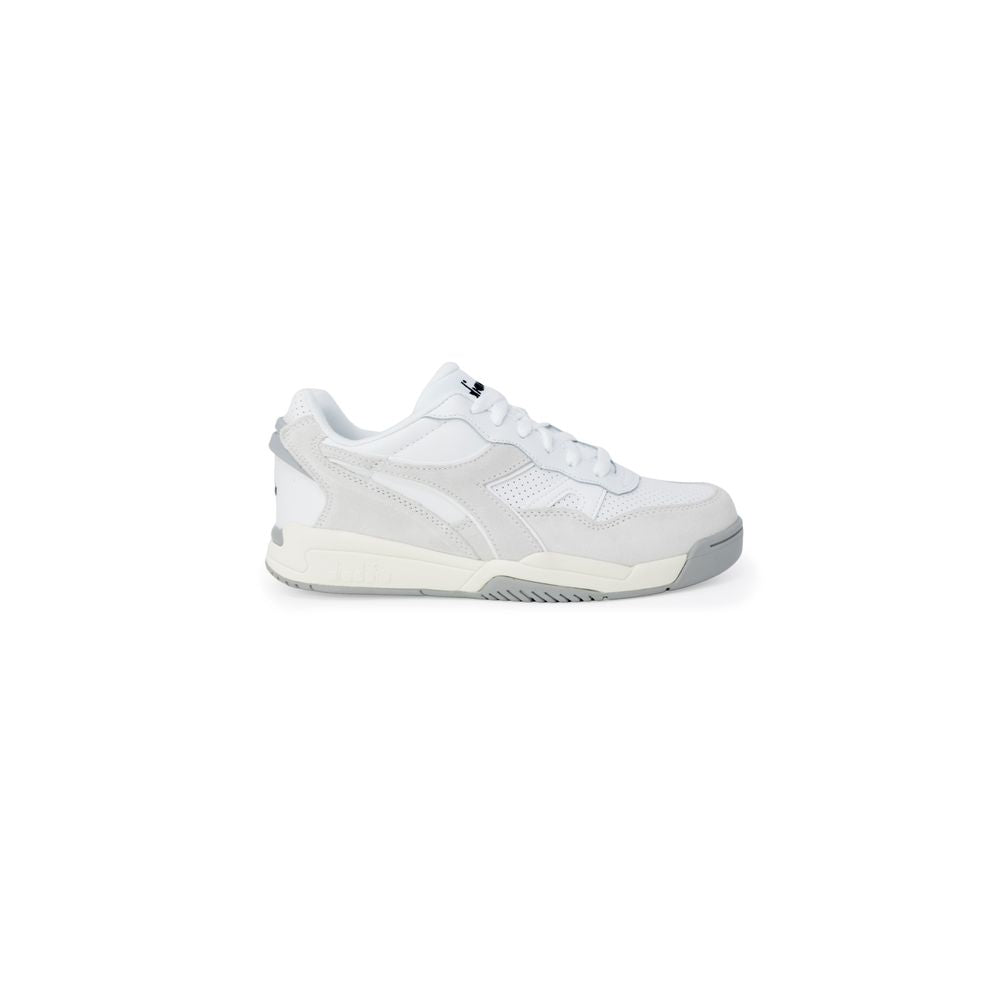 White Artificial Leather Sneaker - ventzia