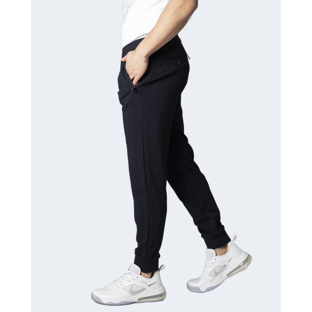 Blue Viscose Skinny Pant - ventzia