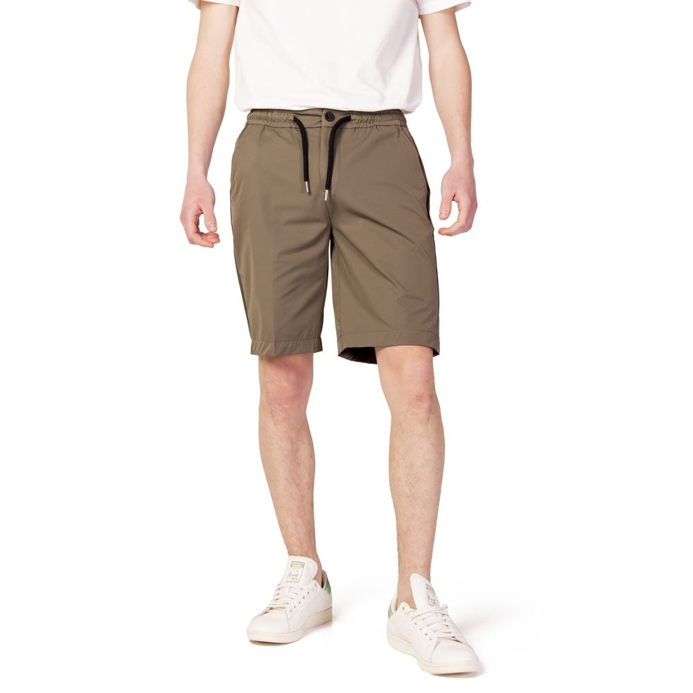Green Nylon Bermuda - ventzia