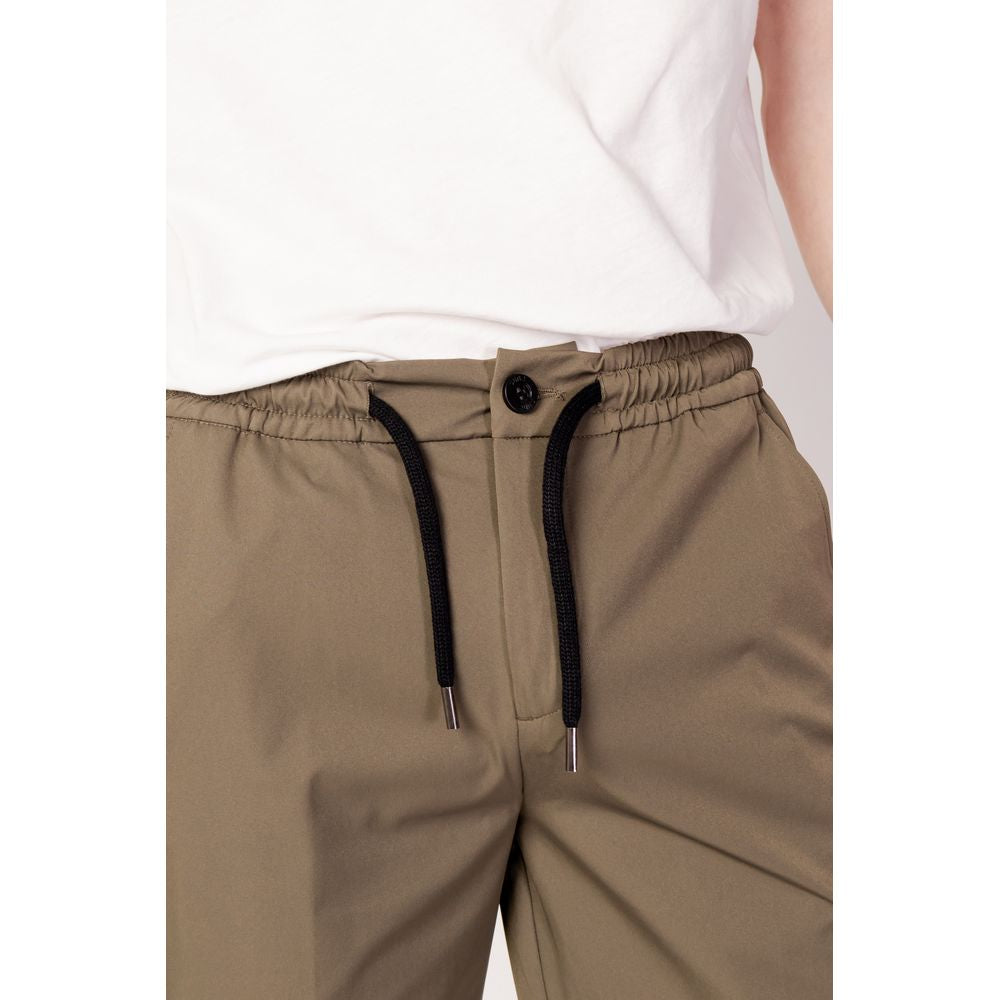Green Nylon Bermuda - ventzia