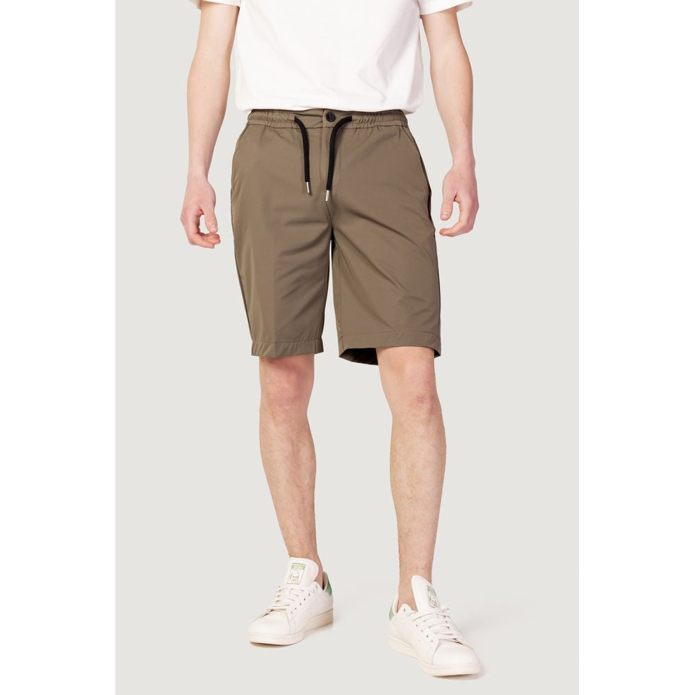 Green Nylon Bermuda - ventzia