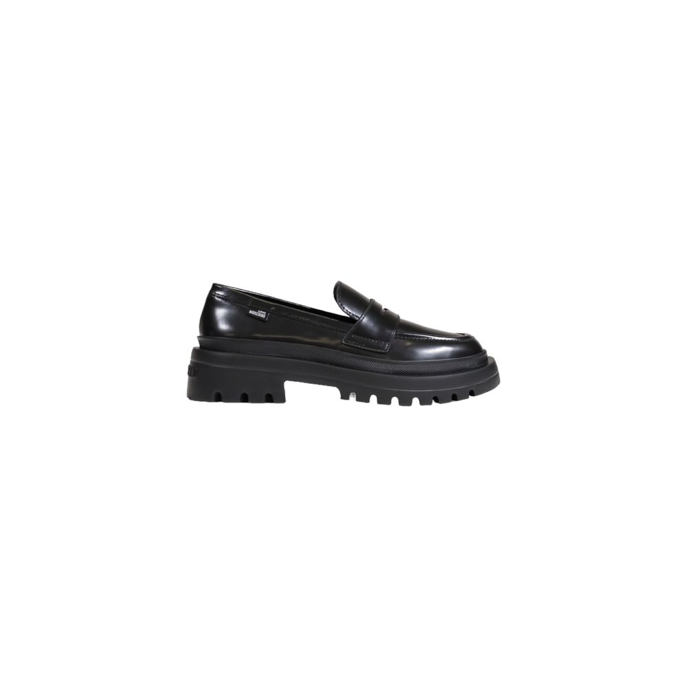 Black Polyethylene Flat Shoe - ventzia