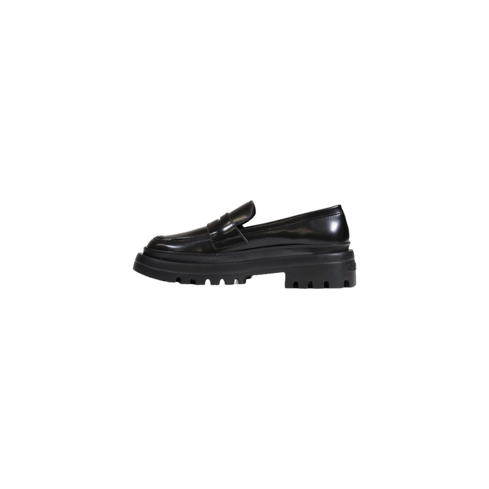 Black Polyethylene Flat Shoe - ventzia